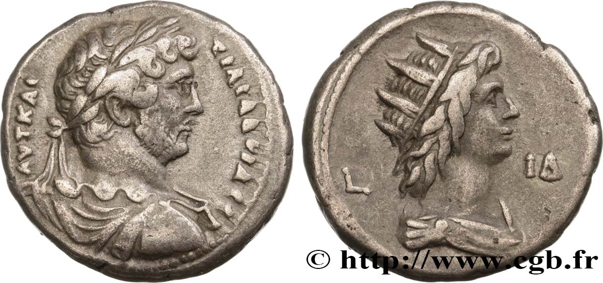 HADRIAN Tétradrachme AU