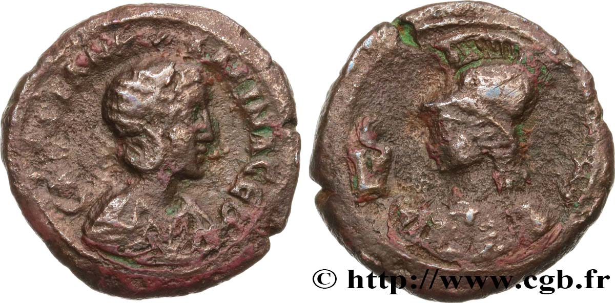 GORDIANUS III und TRANQUILLINA Tétradrachme fSS