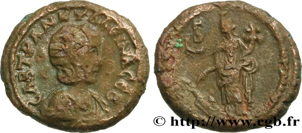 GORDIANUS III und TRANQUILLINA Tétradrachme fSS