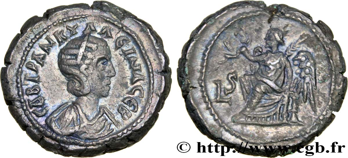GORDIANUS III und TRANQUILLINA Tétradrachme SS/fVZ