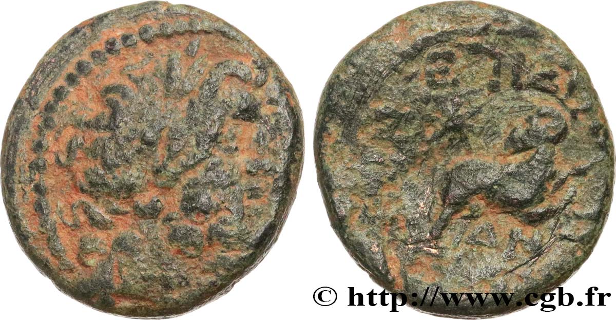 SYRIA - SELEUCIA and PIERIA - ANTIOCHIA - AUGUSTUS Bronze XF