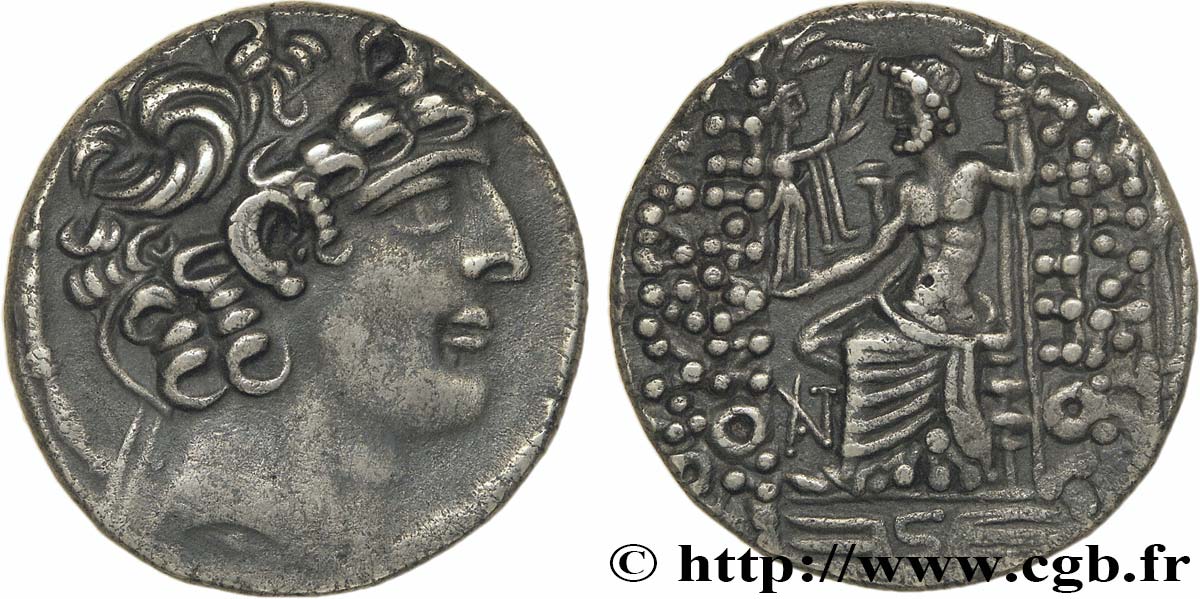 SYRIE - PROVINCE ROMAINE - CAIUS CASSIUS LONGINUS Tétradrachme syro-phénicien TTB+