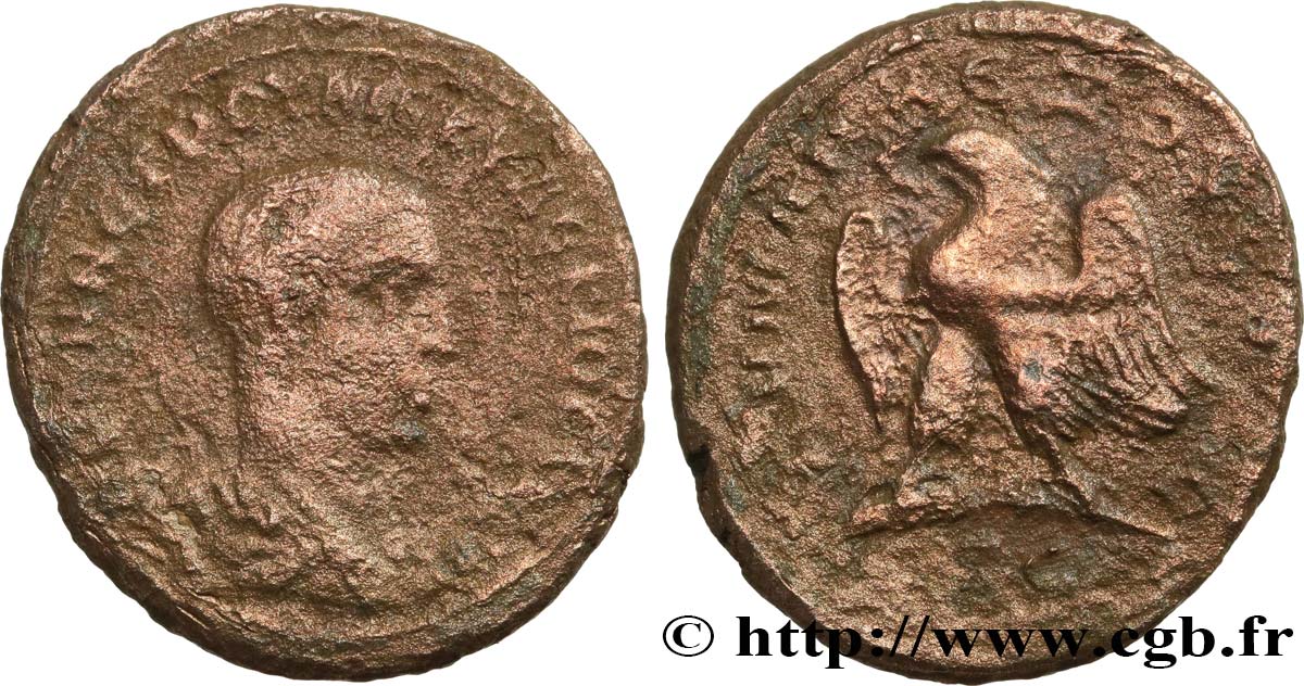 HÉRENNIUS ÉTRUSCUS Tétradrachme syro-phénicien TB