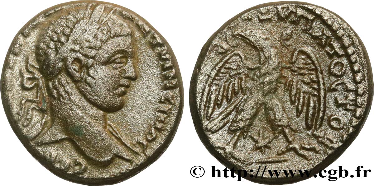 ELAGABALUS Tétradrachme syro-phénicien SS