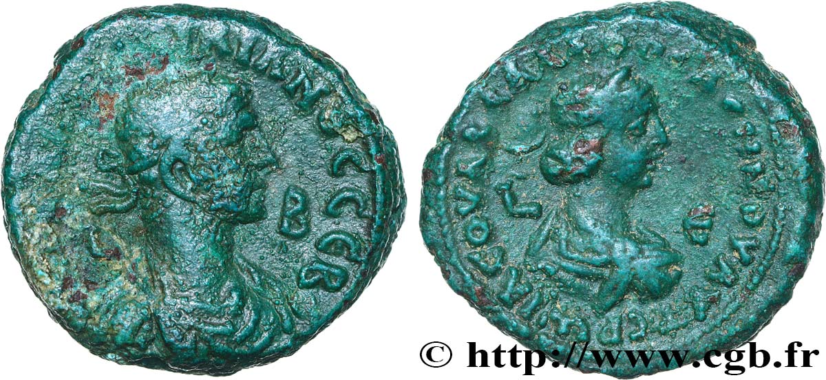 AURELIAN and VABALATHUS Tétradrachme VF/XF