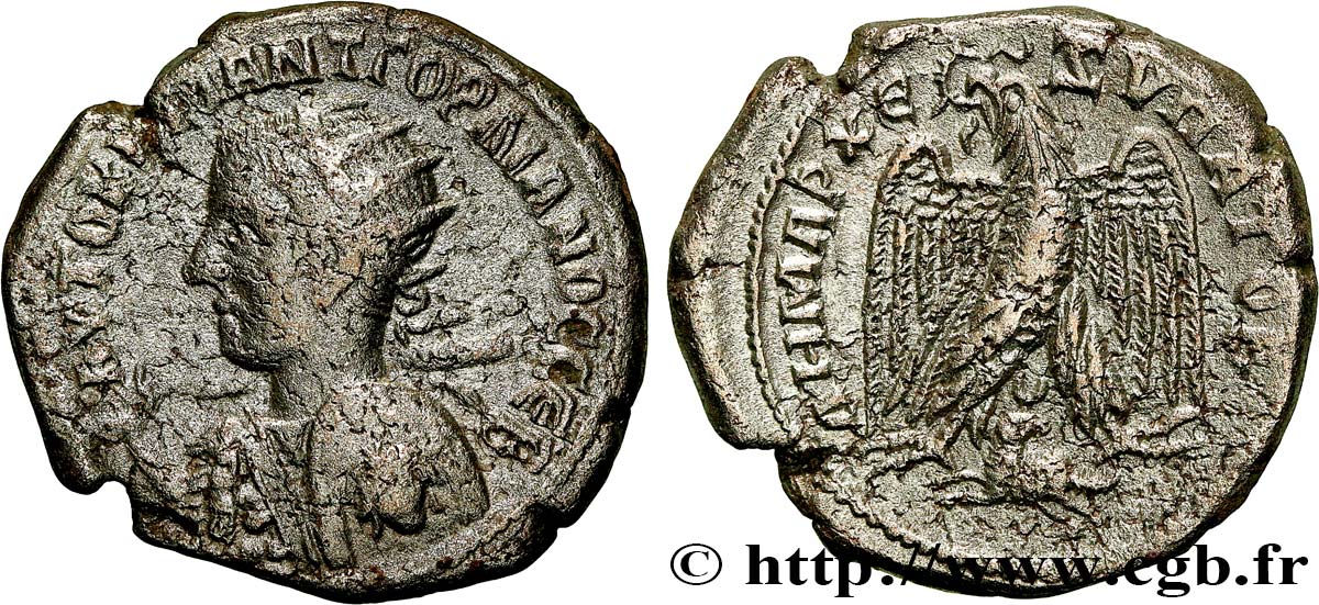 GORDIAN III Tétradrachme syro-phénicien VF