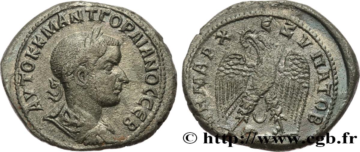 GORDIAN III Tétradrachme syro-phénicien AU