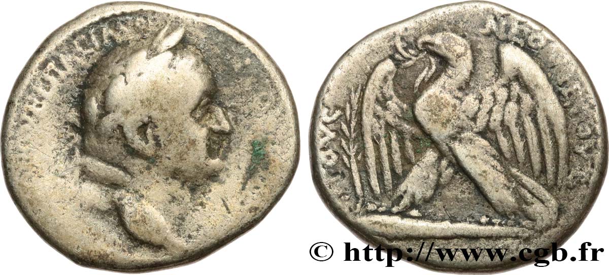 VESPASIANO Tétradrachme syro-phénicien BC/BC+