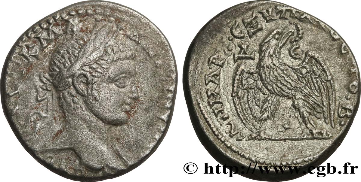 ELAGABALUS Tétradrachme syro-phénicien VF/XF