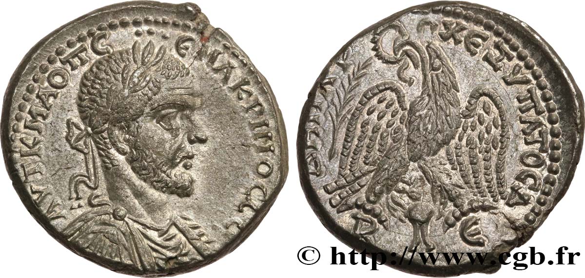 MACRINUS Tétradrachme syro-phénicien MS