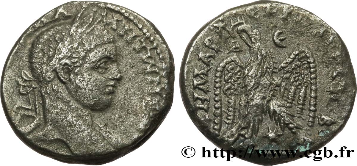 ELAGABALUS Tétradrachme syro-phénicien SS