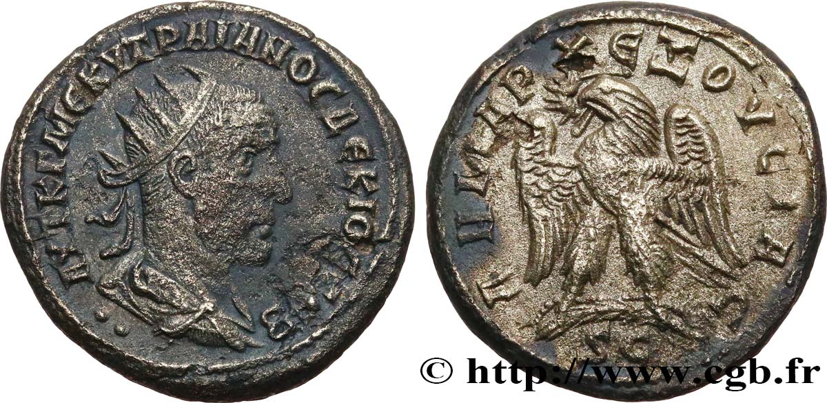 TRAIANUS DECIUS Tétradrachme syro-phénicien fSS/SS