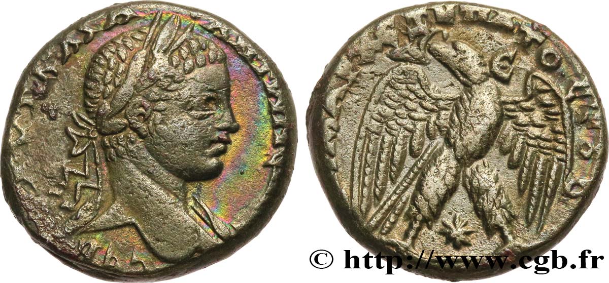 ELAGABALUS Tétradrachme syro-phénicien SS