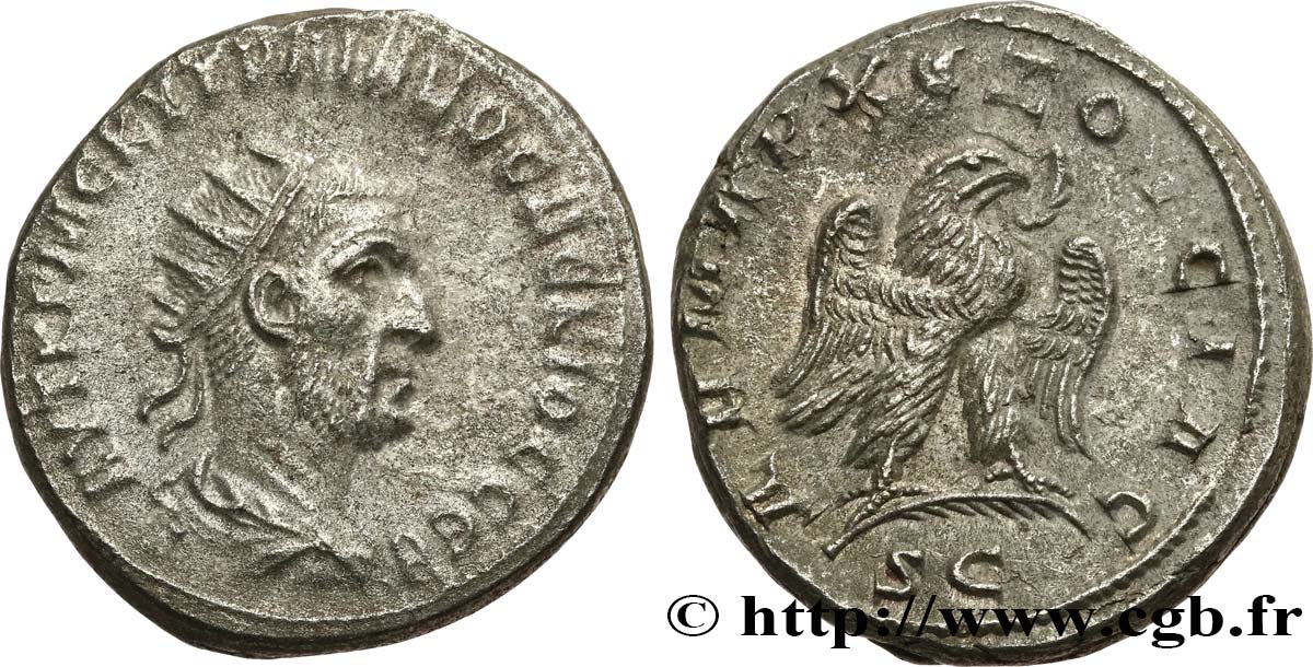 TRAJAN DECIUS Tétradrachme syro-phénicien AU