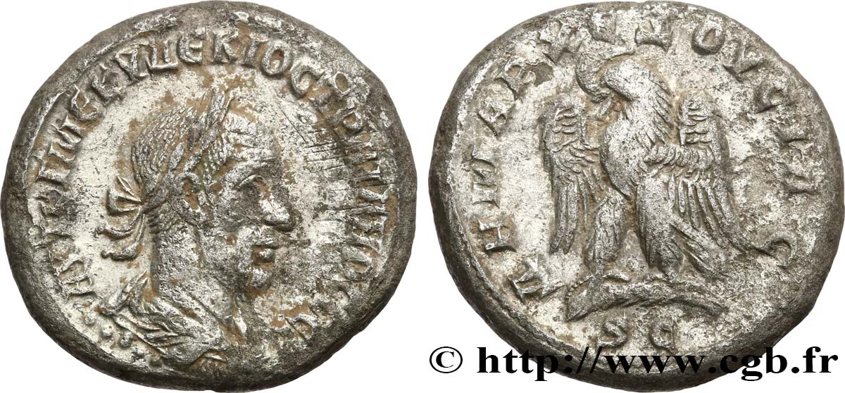 TRAIANUS DECIUS Tétradrachme syro-phénicien SS/fSS