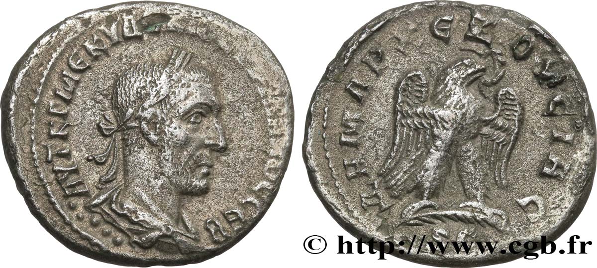 TRAJAN DECIUS Tétradrachme syro-phénicien XF