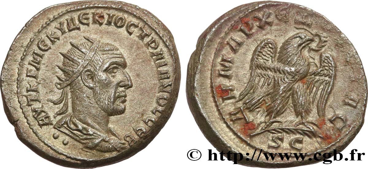 TRAJAN DECIUS Tétradrachme syro-phénicien AU