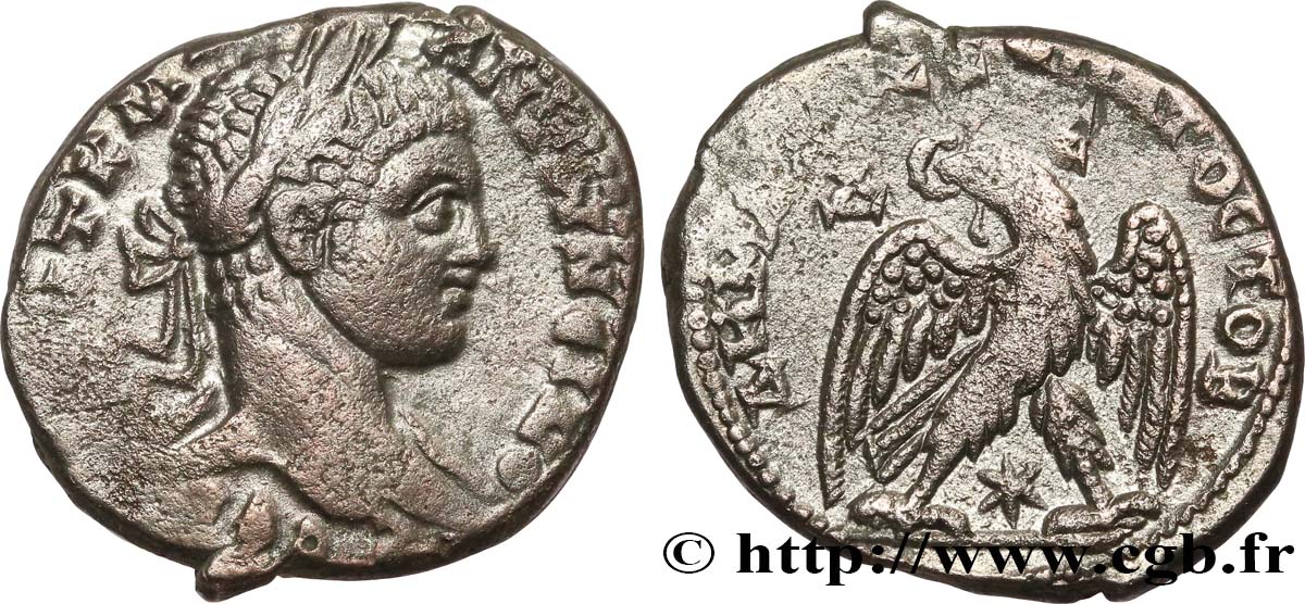 ELAGABALUS Tétradrachme syro-phénicien SS