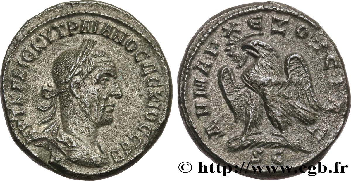 TRAIANUS DECIUS Tétradrachme syro-phénicien fVZ