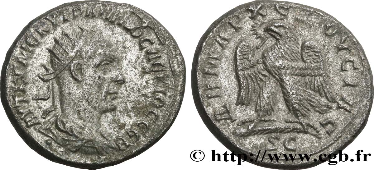 TRAIANUS DECIUS Tétradrachme syro-phénicien fVZ