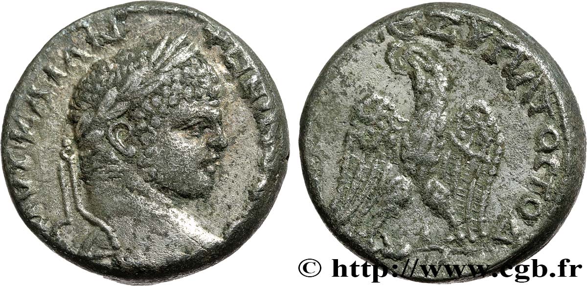 CARACALLA Tétradrachme syro-phénicien XF