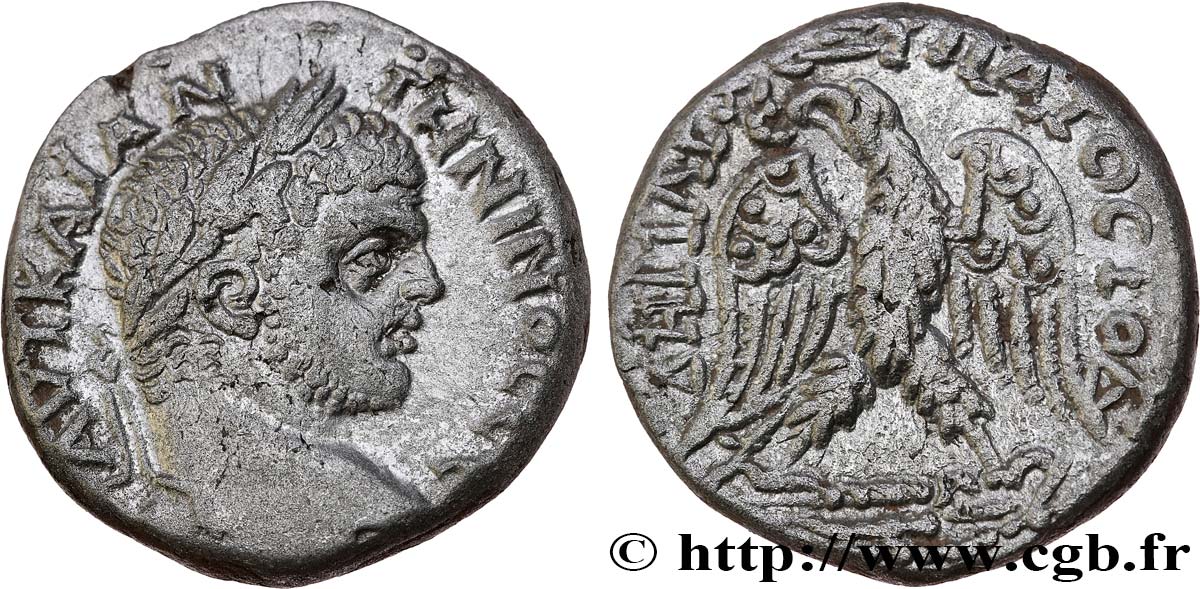 CARACALLA Tétradrachme syro-phénicien EBC