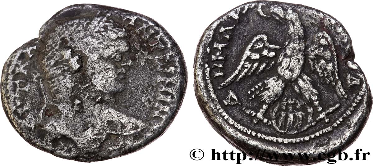 CARACALLA Tétradrachme syro-phénicien VF/VF