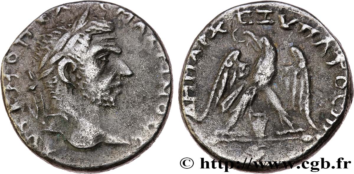 MACRINUS Tétradrachme syro-phénicien XF