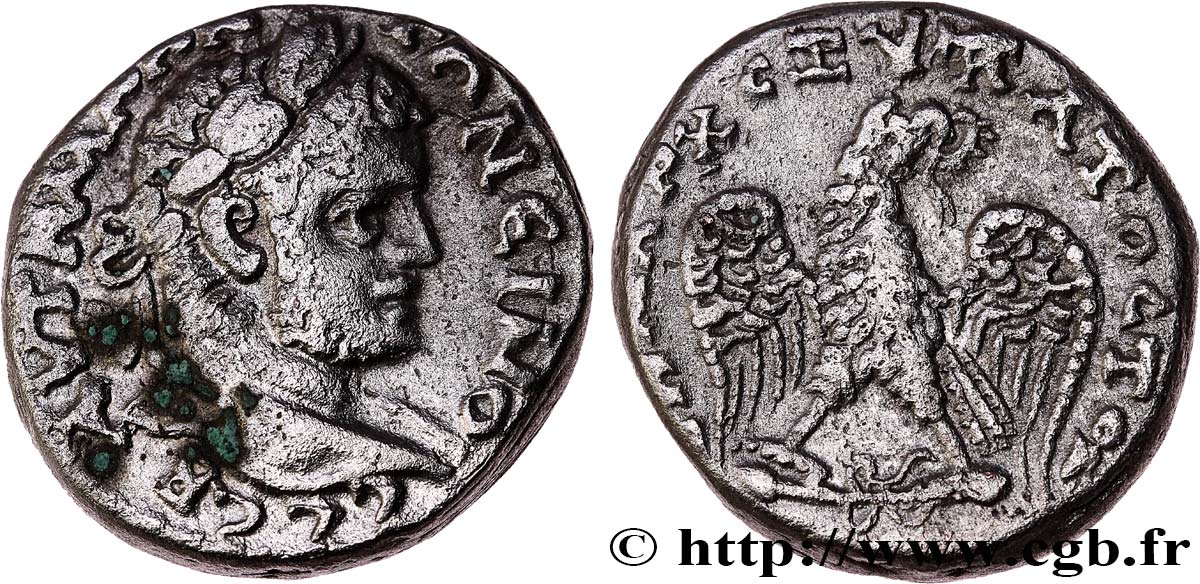 CARACALLA Tétradrachme syro-phénicien fSS