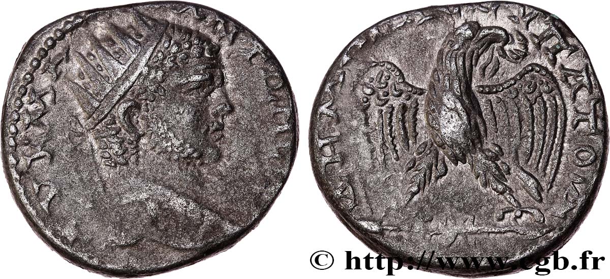 CARACALLA Tétradrachme syro-phénicien XF