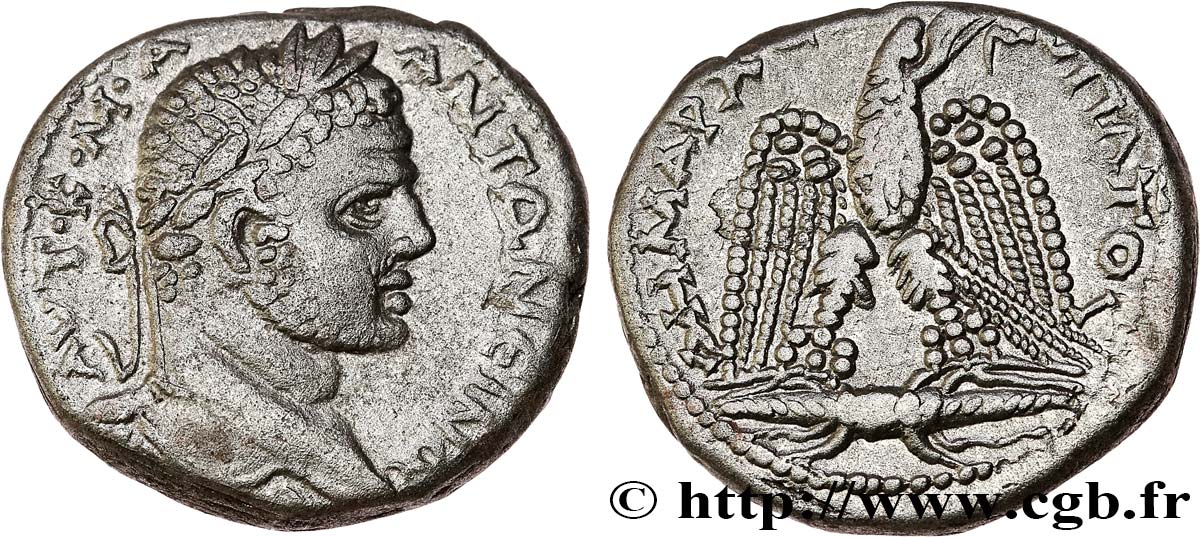 CARACALLA Tétradrachme syro-phénicien SS