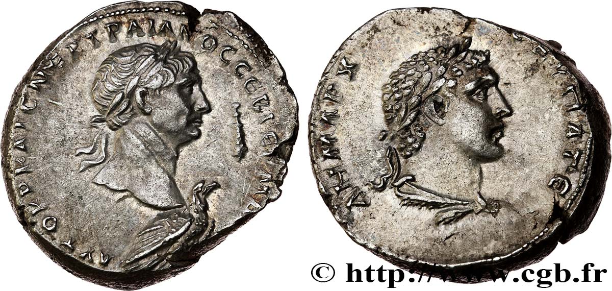 TRAJANUS Tétradrachme syro-phénicien MS