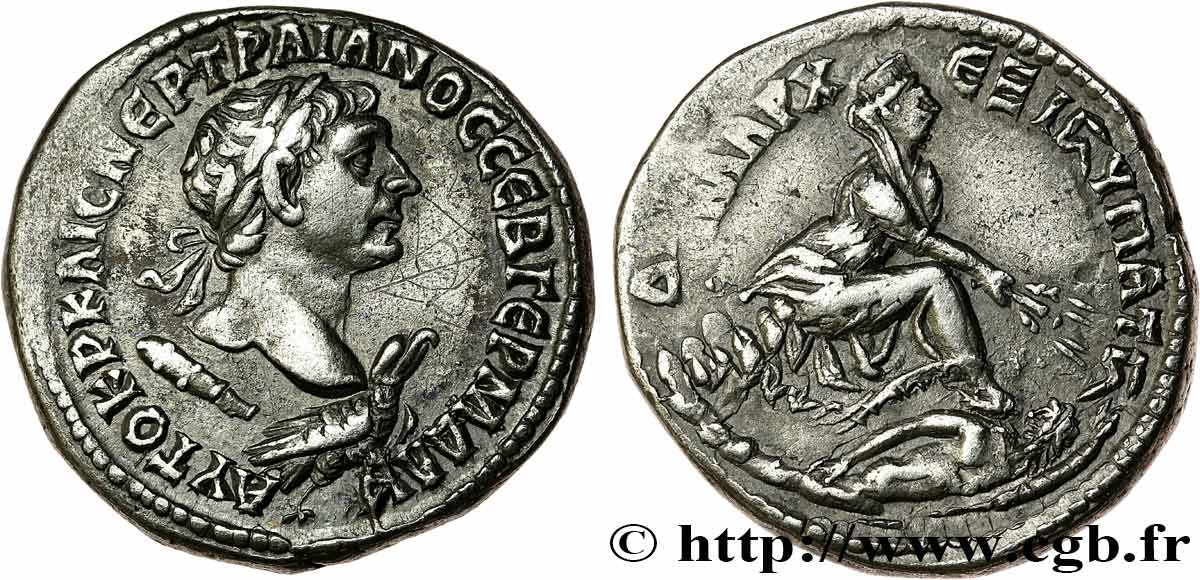 TRAJAN Tétradrachme syro-phénicien SUP