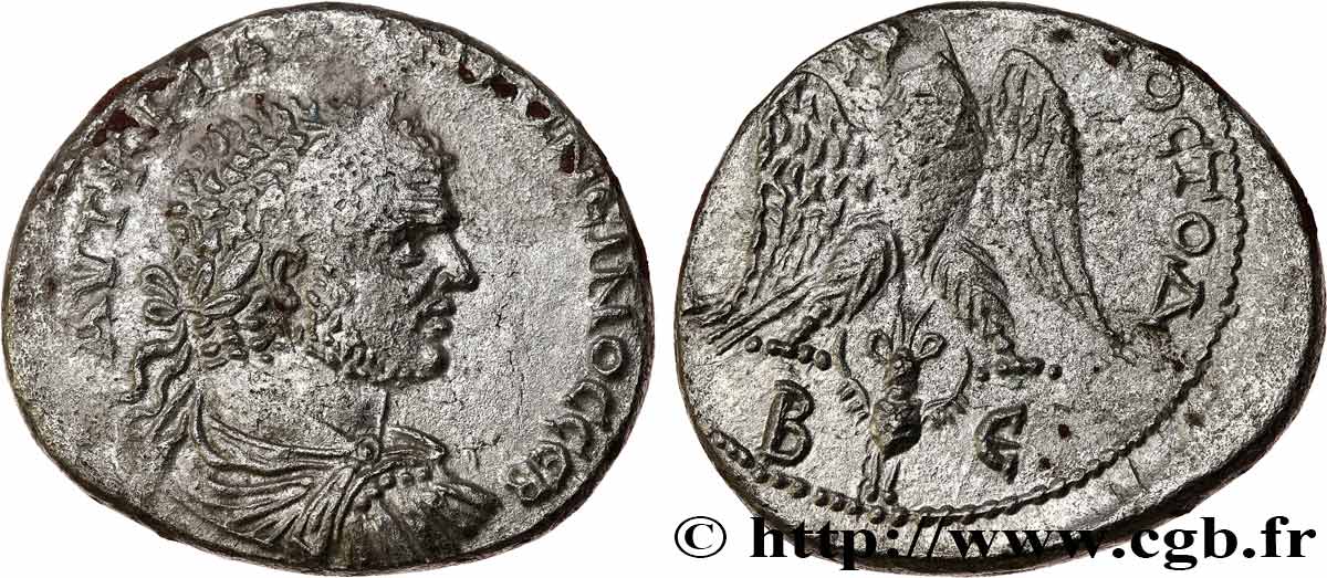 CARACALLA Tétradrachme syro-phénicien XF