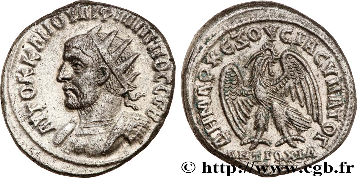 PHILIPPUS I. ARABS Tétradrachme syro-phénicien VZ