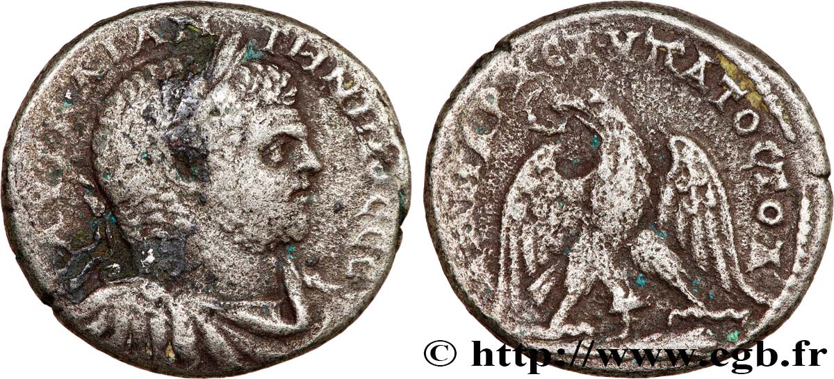 CARACALLA Tétradrachme syro-phénicien XF