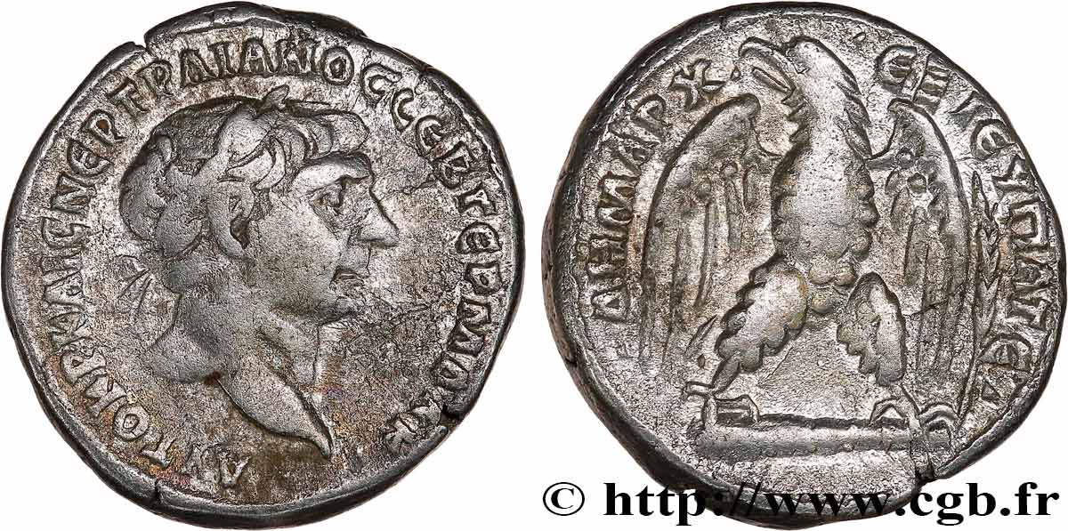 TRAIANUS Tétradrachme syro-phénicien SS