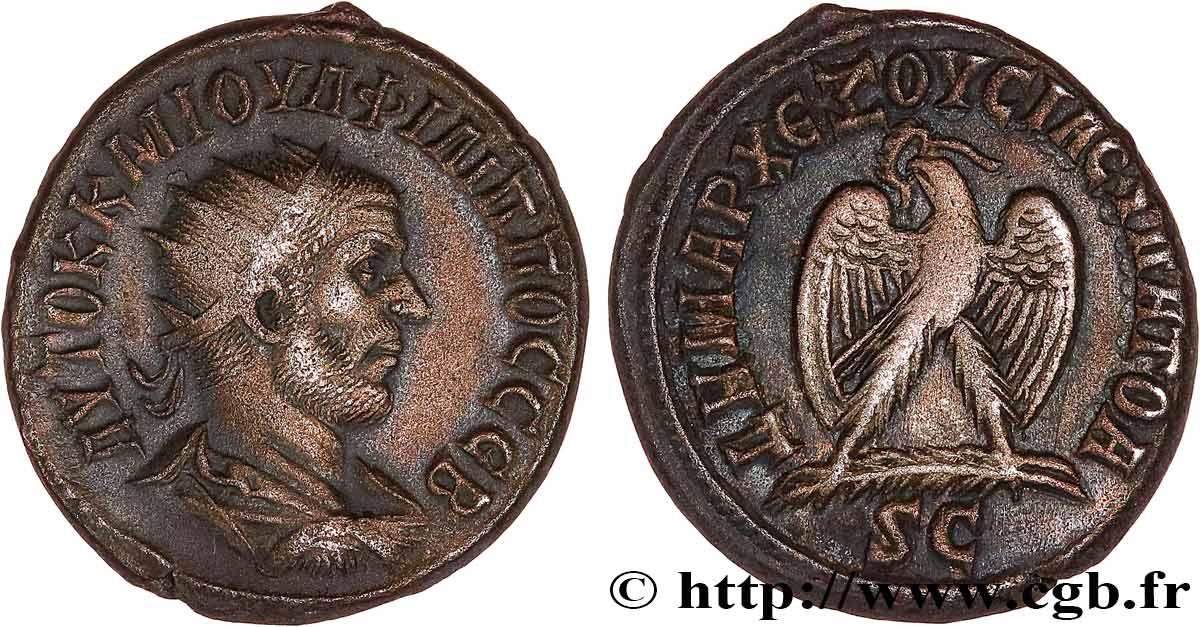 PHILIPPUS Tétradrachme syro-phénicien AU