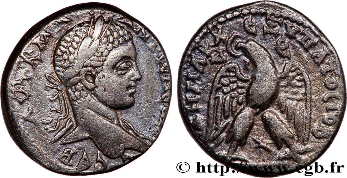 ELAGABALUS Tétradrachme syro-phénicien SS