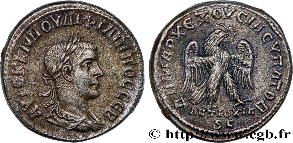 FILIPPO II FIGLIO Tétradrachme syro-phénicien MS