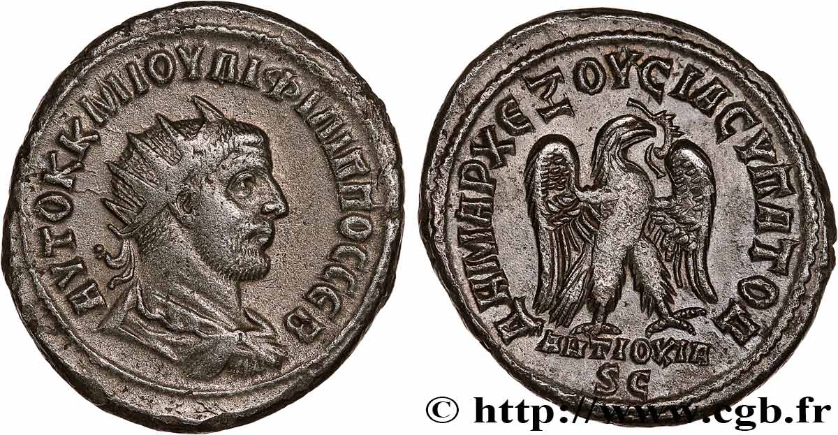PHILIPPE Ier L ARABE Tétradrachme syro-phénicien TTB+