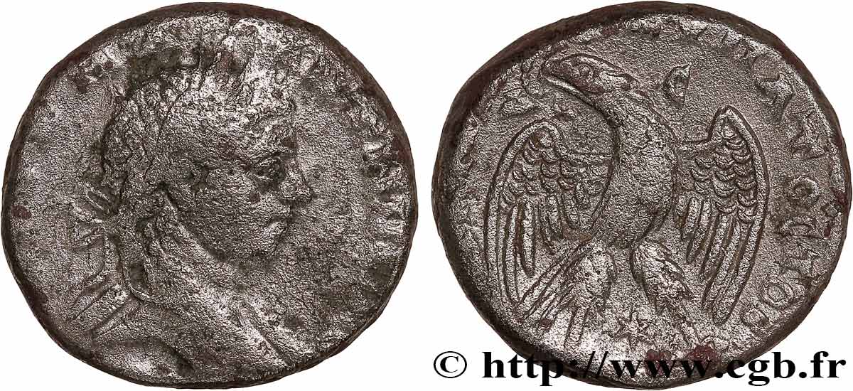 ELAGABALUS Tétradrachme syro-phénicien VF/VF