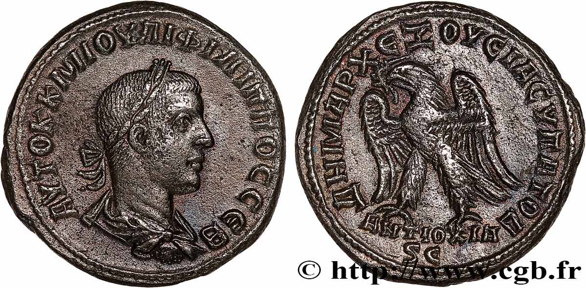 PHILIPPUS II Tétradrachme syro-phénicien fVZ