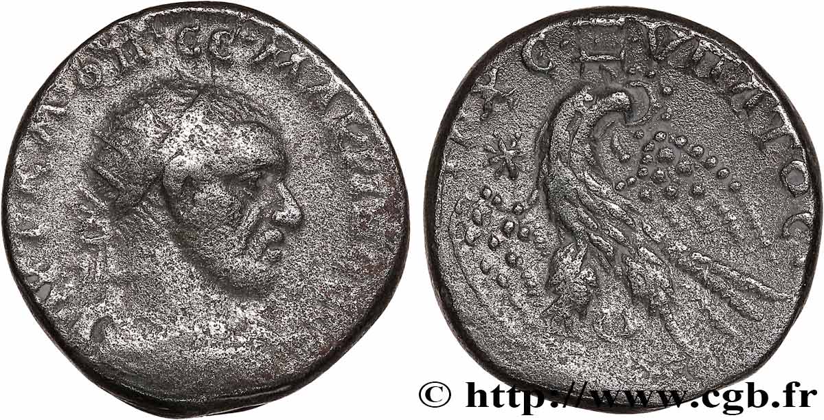 MACRINUS Tétradrachme syro-phénicien VF/XF