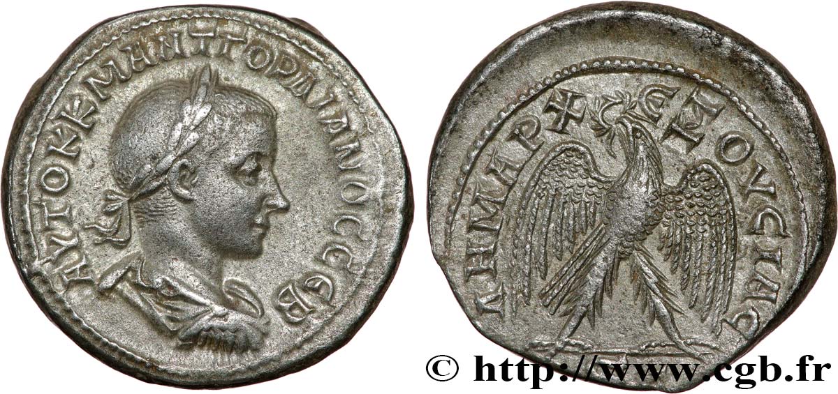 GORDIAN III Tétradrachme syro-phénicien AU