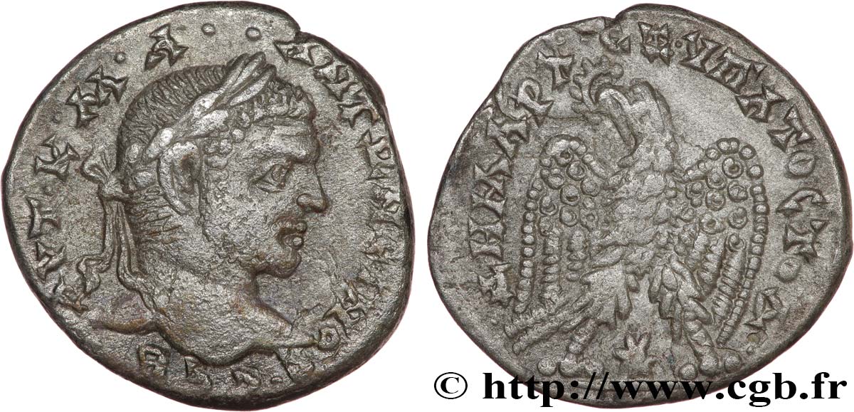 CARACALLA Tétradrachme syro-phénicien VF