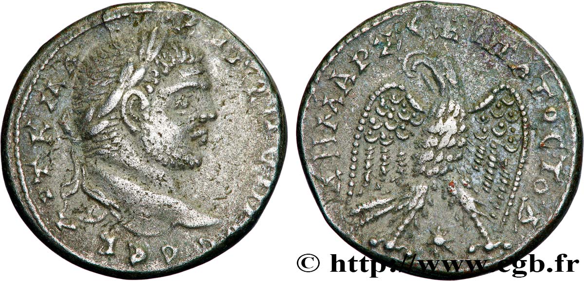 CARACALLA Tétradrachme syro-phénicien XF