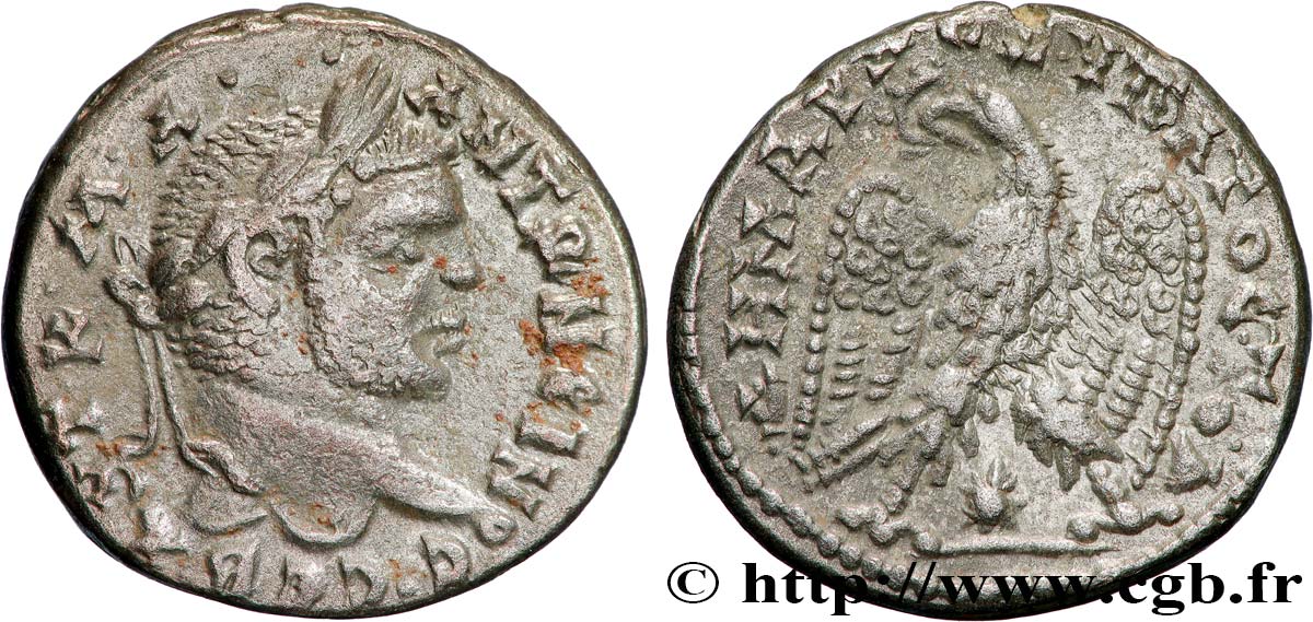 CARACALLA Tétradrachme syro-phénicien SS