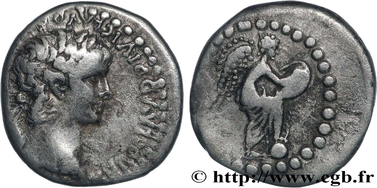 NÉRON Hemidrachme TTB