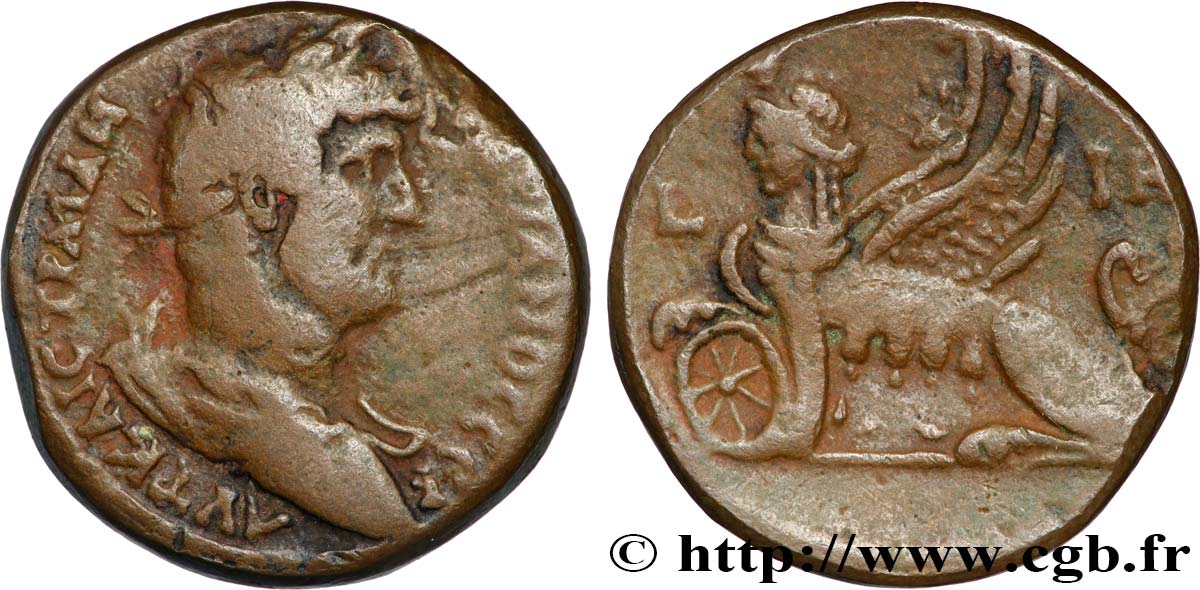 HADRIAN Drachme XF